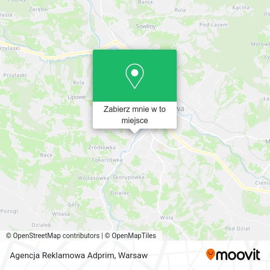 Mapa Agencja Reklamowa Adprim