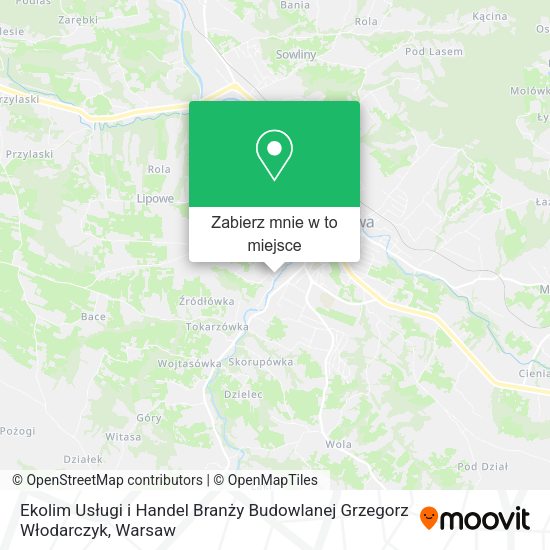 Mapa Ekolim Usługi i Handel Branży Budowlanej Grzegorz Włodarczyk