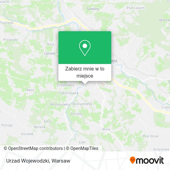 Mapa Urzad Wojewodzki