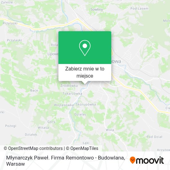 Mapa Młynarczyk Paweł. Firma Remontowo - Budowlana