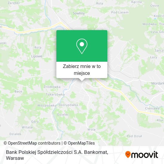 Mapa Bank Polskiej Spółdzielczości S.A. Bankomat