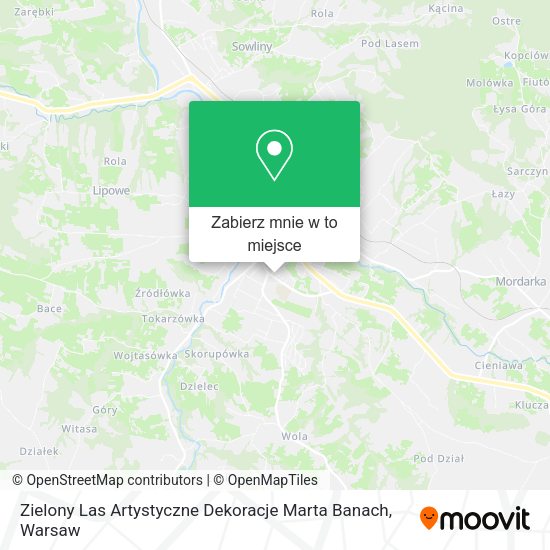 Mapa Zielony Las Artystyczne Dekoracje Marta Banach