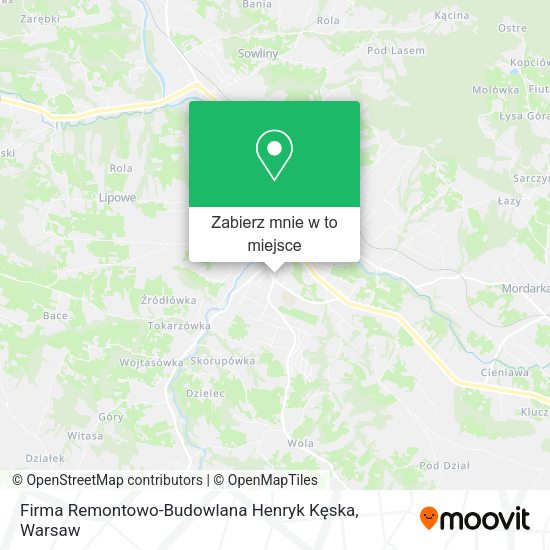 Mapa Firma Remontowo-Budowlana Henryk Kęska