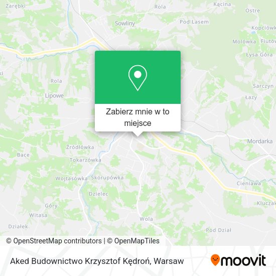 Mapa Aked Budownictwo Krzysztof Kędroń