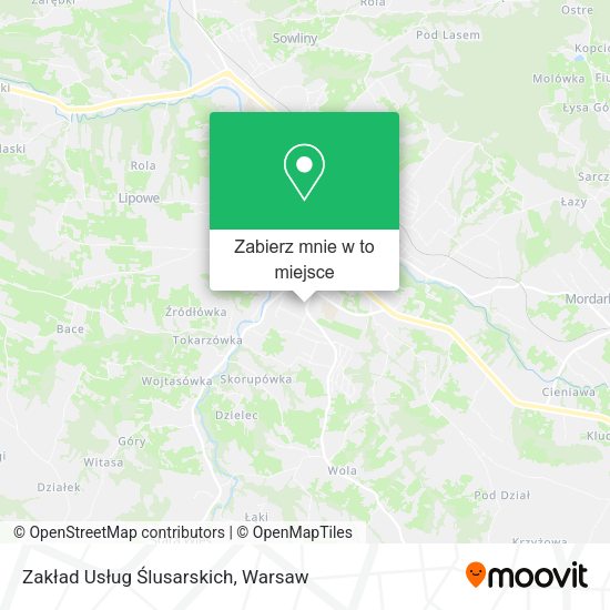 Mapa Zakład Usług Ślusarskich