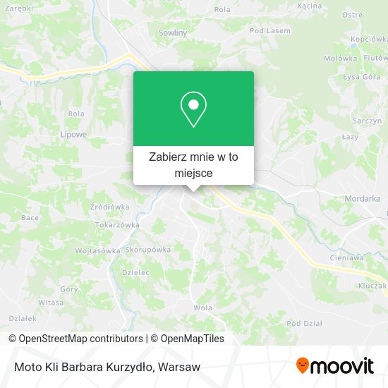 Mapa Moto Kli Barbara Kurzydło