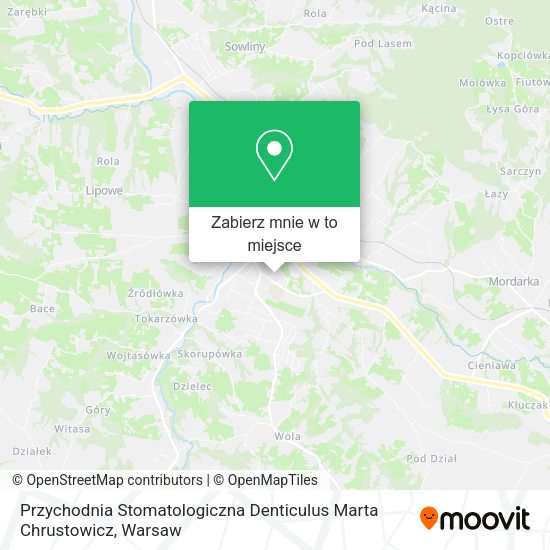 Mapa Przychodnia Stomatologiczna Denticulus Marta Chrustowicz