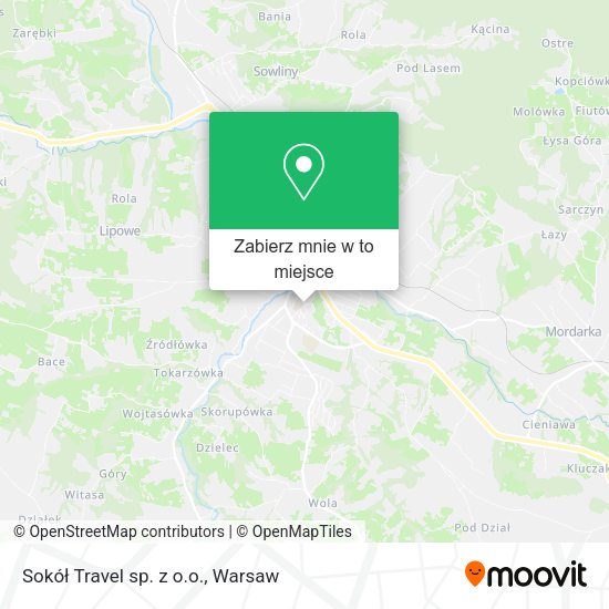 Mapa Sokół Travel sp. z o.o.