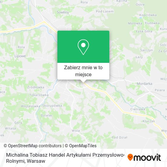 Mapa Michalina Tobiasz Handel Artykułami Przemysłowo-Rolnymi