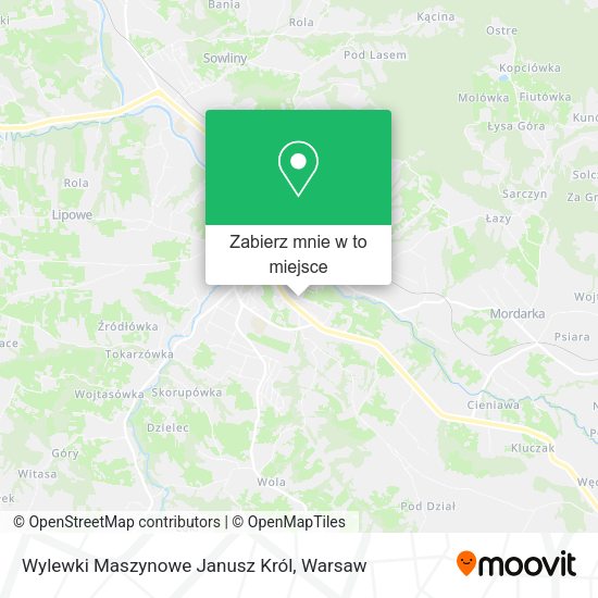 Mapa Wylewki Maszynowe Janusz Król