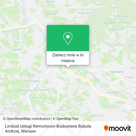 Mapa Limbud Usługi Remontowo-Budowlane Bubula Andrzej