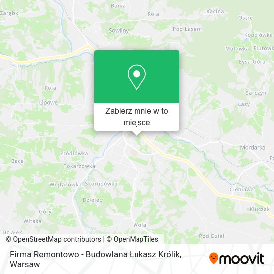 Mapa Firma Remontowo - Budowlana Łukasz Królik