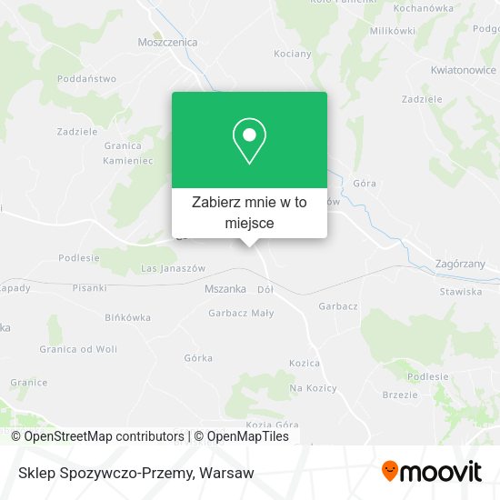 Mapa Sklep Spozywczo-Przemy