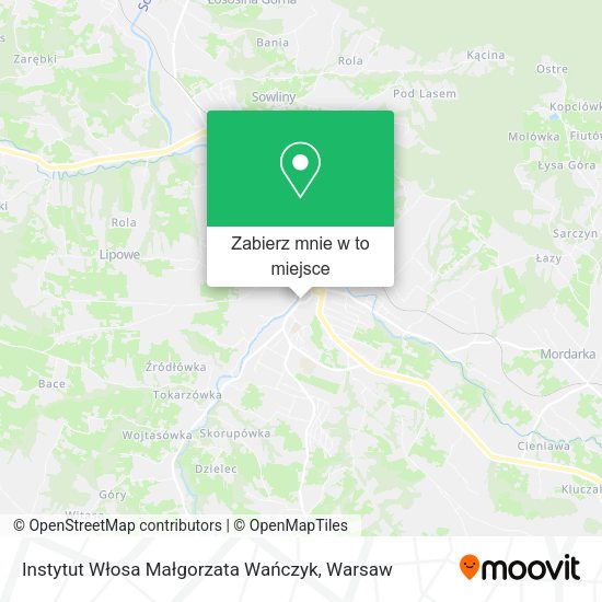 Mapa Instytut Włosa Małgorzata Wańczyk