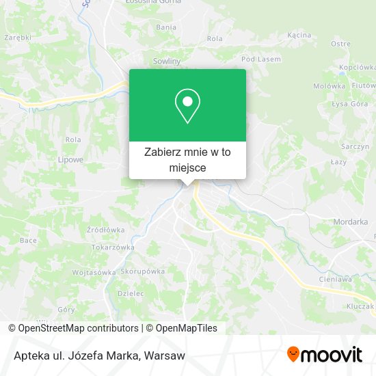 Mapa Apteka ul. Józefa Marka