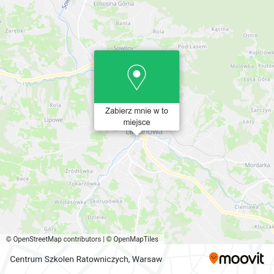 Mapa Centrum Szkolen Ratowniczych