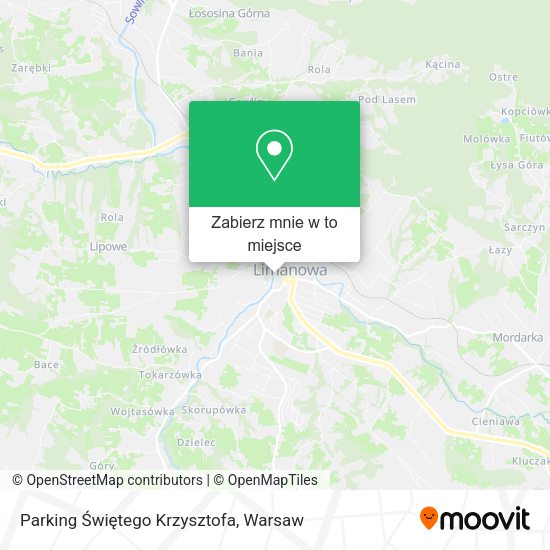 Mapa Parking Świętego Krzysztofa