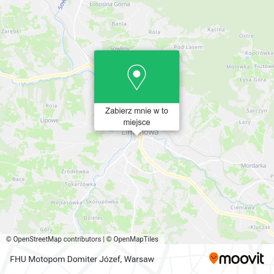 Mapa FHU Motopom Domiter Józef