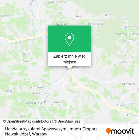 Mapa Handel Artykułami Spożywczymi Import Eksport Nowak Józef