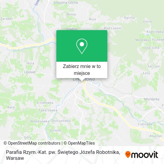 Mapa Parafia Rzym.-Kat. pw. Świętego Józefa Robotnika