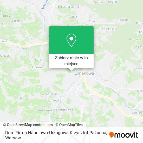 Mapa Dom Firma Handlowo-Usługowa Krzysztof Pażucha