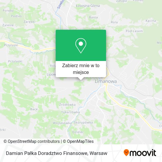 Mapa Damian Pałka Doradztwo Finansowe