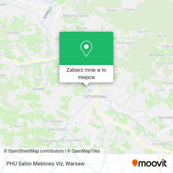 Mapa PHU Salon Meblowy Viz