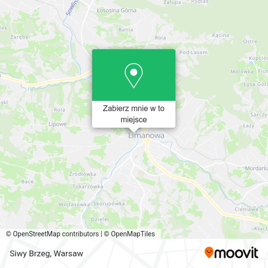 Mapa Siwy Brzeg