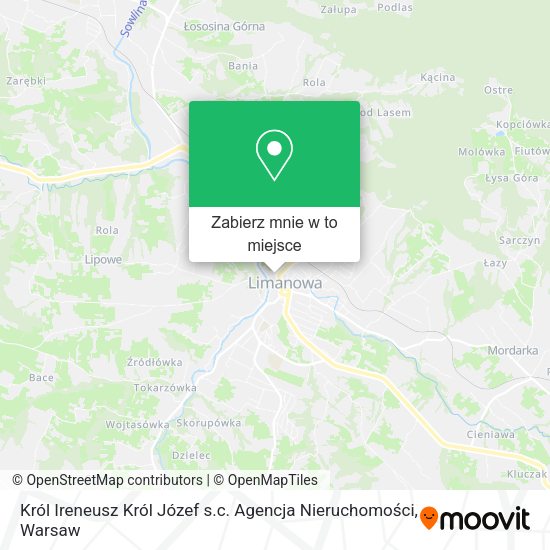 Mapa Król Ireneusz Król Józef s.c. Agencja Nieruchomości