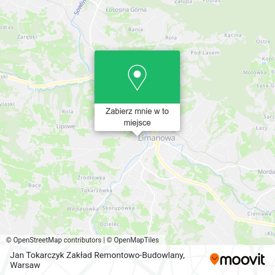 Mapa Jan Tokarczyk Zakład Remontowo-Budowlany