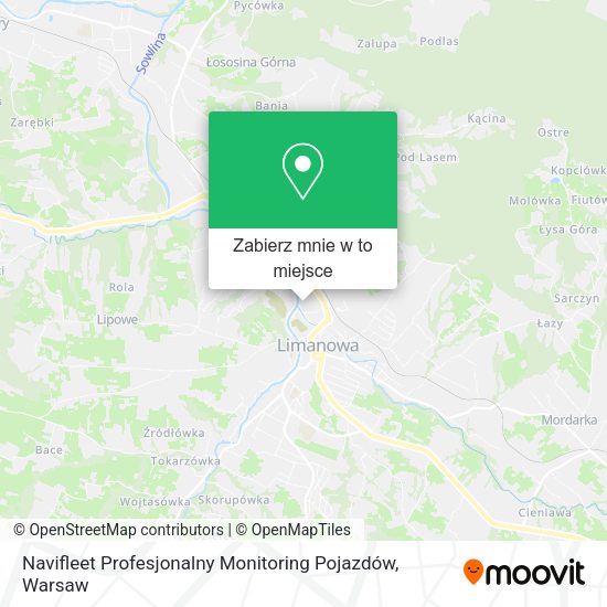 Mapa Navifleet Profesjonalny Monitoring Pojazdów