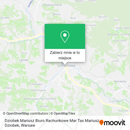 Mapa Dziobek Mariusz Biuro Rachunkowe Mar Tax Mariusz Dziobek