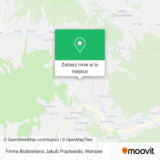 Mapa Firma Budowlana Jakub Popławski