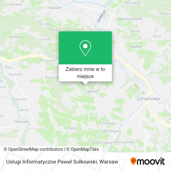 Mapa Usługi Informatyczne Paweł Sułkowski