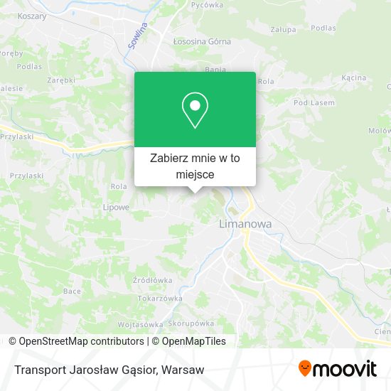 Mapa Transport Jarosław Gąsior