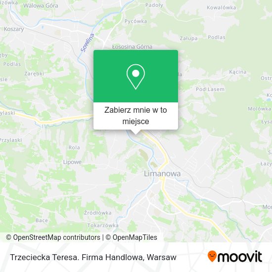 Mapa Trzeciecka Teresa. Firma Handlowa