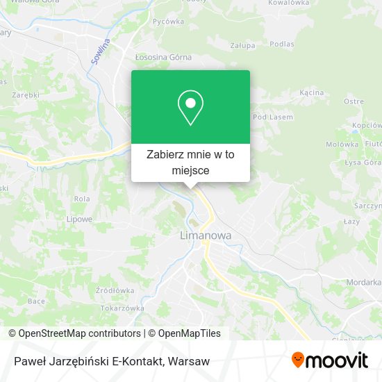 Mapa Paweł Jarzębiński E-Kontakt