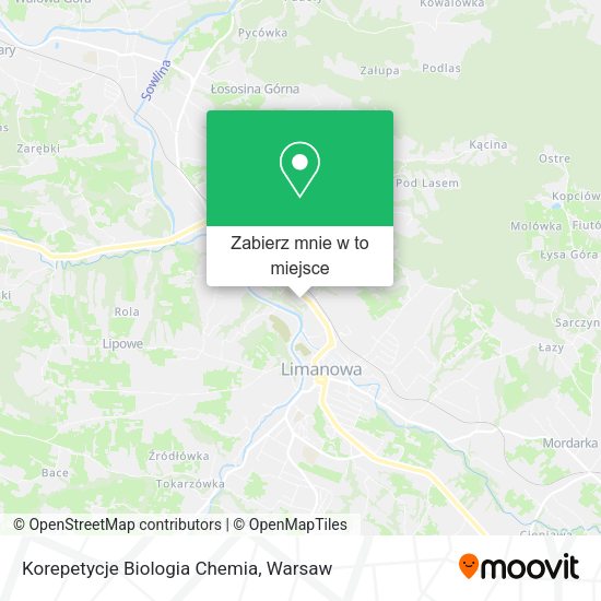 Mapa Korepetycje Biologia Chemia