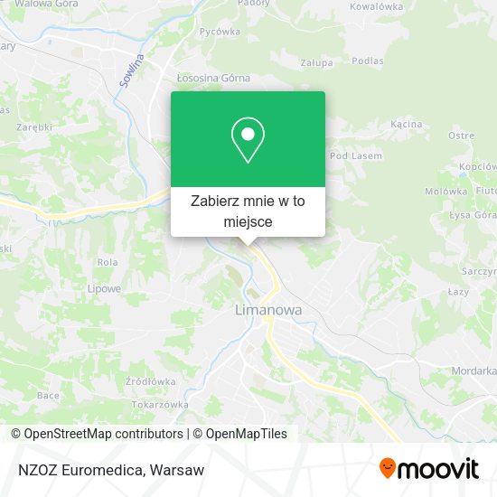 Mapa NZOZ Euromedica