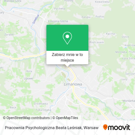 Mapa Pracownia Psychologiczna Beata Leśniak