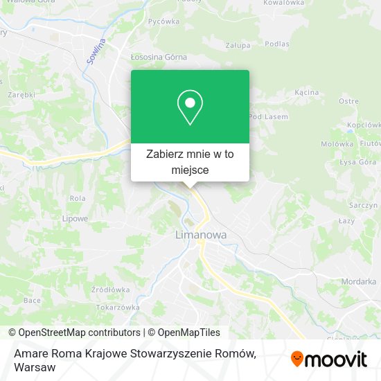 Mapa Amare Roma Krajowe Stowarzyszenie Romów