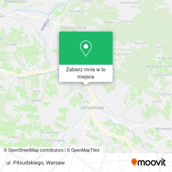 Mapa ul. Piłsudskiego