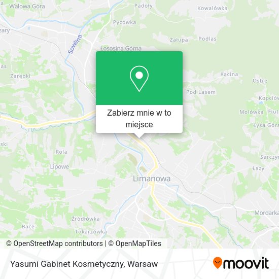 Mapa Yasumi Gabinet Kosmetyczny