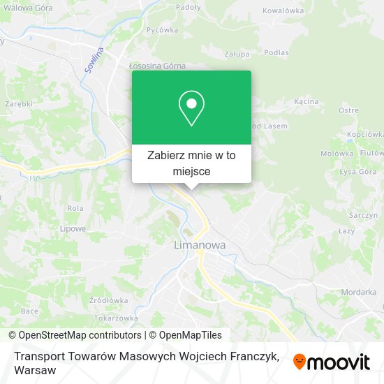 Mapa Transport Towarów Masowych Wojciech Franczyk