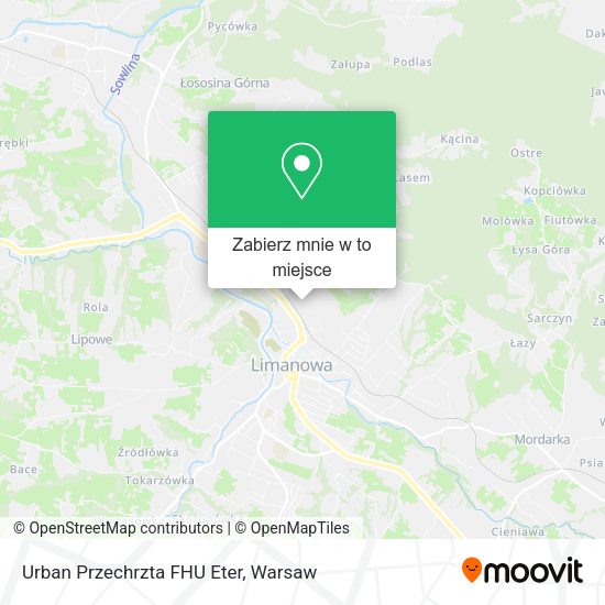 Mapa Urban Przechrzta FHU Eter