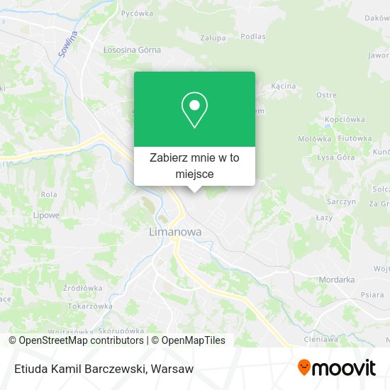 Mapa Etiuda Kamil Barczewski