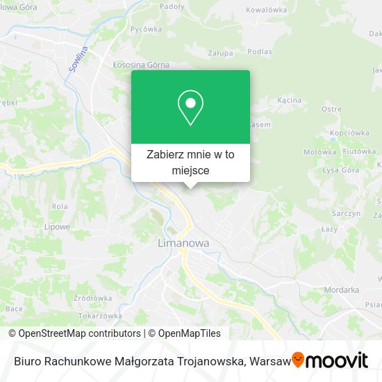 Mapa Biuro Rachunkowe Małgorzata Trojanowska