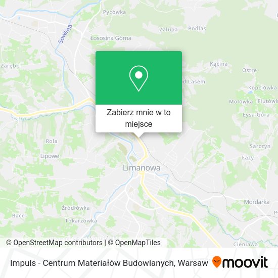 Mapa Impuls - Centrum Materiałów Budowlanych