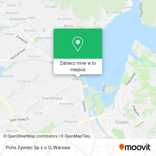 Mapa Pchs Zywiec Sp z o O