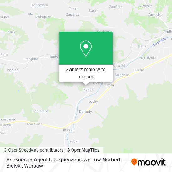 Mapa Asekuracja Agent Ubezpieczeniowy Tuw Norbert Bielski